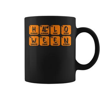Periodic Table Science Elements Of Halloween Periodic Coffee Mug | Mazezy
