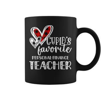 Personal Finance Teacher Valentine's Day Coffee Mug | Mazezy