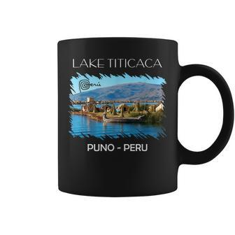 Peru - Lake Titicaca Puno Flag Llama Men Women Kids Coffee Mug - Thegiftio UK