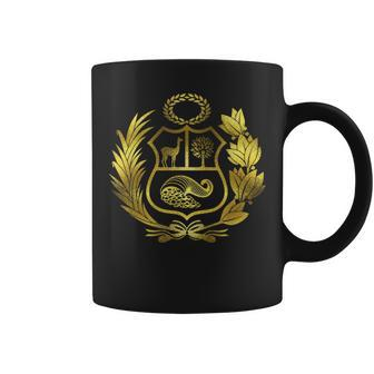 Peru Peruvian Coat Of Arms Coffee Mug | Mazezy