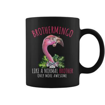 Ph Brothermingo More Awesome Brother Flamingo Family Coffee Mug - Thegiftio UK