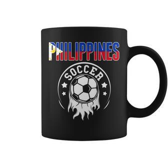 Philippines Soccer Fan Jersey Philippine Flag Football Lover Coffee Mug - Thegiftio UK