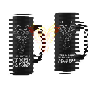 Phoenix Flames Empowerment Inspirational Uplifting Quote Gift For Women Coffee Mug - Thegiftio