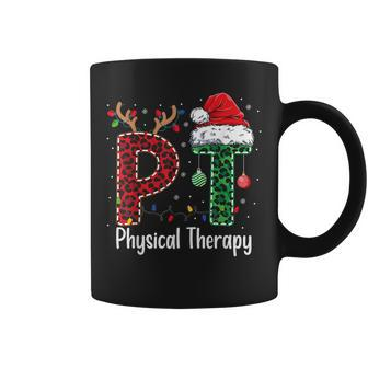 Physical Therapy Christmas Santa Hat Pt Therapist Xmas Coffee Mug - Seseable
