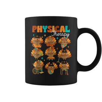 Physical Therapy Turkey Autumn Fall Vibes Thanksgiving Coffee Mug | Mazezy
