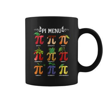 Pi Menu Tropical Fruits Funny Pi Day 314 Math Teacher Cute Coffee Mug - Seseable