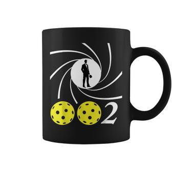 Pickleball 002 002 Spy Parody Funny Pickleball Coffee Mug | Mazezy