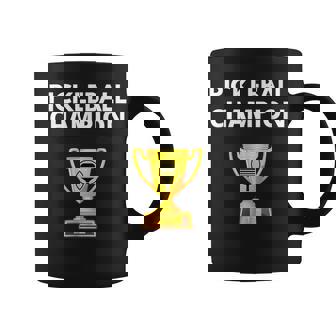 Pickleball Champion Funny Pickleball Trophy Coffee Mug | Mazezy