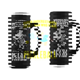 Pickleball Dad Top Old Man Grandpa Funny Mens Pickleball Coffee Mug - Thegiftio UK