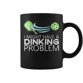 Pickleball Player Dinking Problem Pickleball Coffee Mug - Seseable