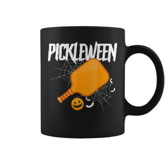 Pickleween Halloween Pickleball Coffee Mug - Monsterry