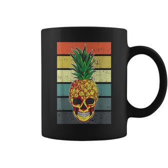 Pineapple Skull Aloha Beaches Hawaiian Hawaii Skeleton Aloha Funny Gifts Coffee Mug | Mazezy