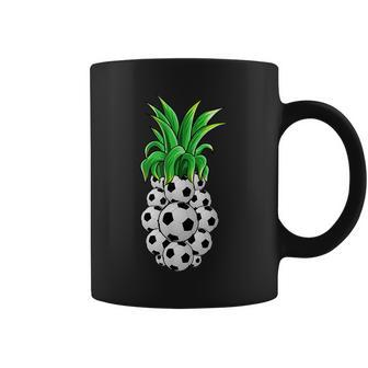 Pineapple Soccer Kids Hawaiian Aloha Beach Gift Women Coffee Mug | Mazezy