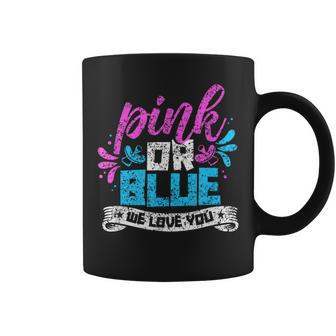 Pink Or Blue We Love You Party Pregnancy Gender Reveal Coffee Mug