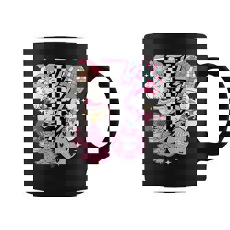 Pink Christmas Retro Santa Disco Snowman Groovy Xmas Coffee Mug - Thegiftio