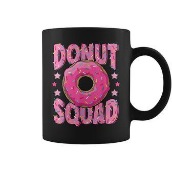Pink Donut Squad Sprinkles Donut Lover Matching Donut Party Coffee Mug | Mazezy