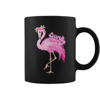 Pink Flamingo Auntie Bird Christmas Gift Matching Family Flamingo Funny Gifts Coffee Mug | Mazezy