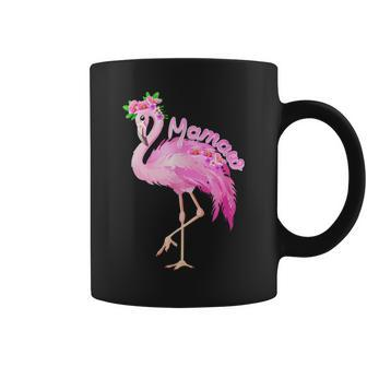 Pink Flamingo Mamaw Bird Christmas Gift Matching Family Coffee Mug | Mazezy