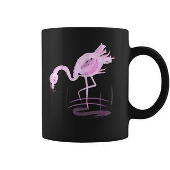 Pink Flamingo Watercolor | Bird Painter Gift Coffee Mug | Mazezy