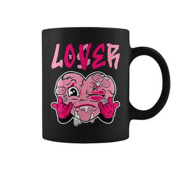 Pink Loser Lover Pink Drip Heart Matching Outfit Coffee Mug | Mazezy UK