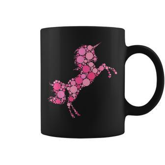 Pink Polka Dot Unicorn International Dot Day Coffee Mug - Monsterry AU
