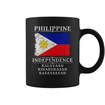 Pinoy Filipino Philippine Independence Day Flag Slogan Coffee Mug | Mazezy