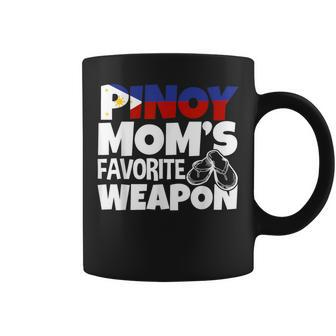 Pinoy Mom's Favorite Weapon Filipino Coffee Mug | Mazezy
