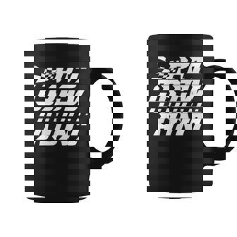 Pit Crew Aunt Hosting Race Car Birthday Matching Family Coffee Mug | Mazezy