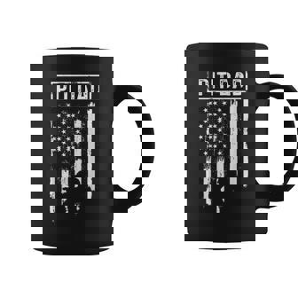 Pit Dad Pitbull Dad 4Th Of July American Flag Gifts Coffee Mug | Mazezy