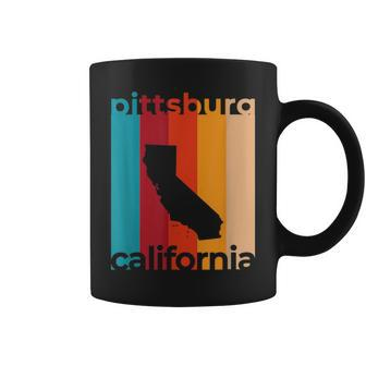 Pittsburg Ca Souvenirs Retro California Coffee Mug | Mazezy