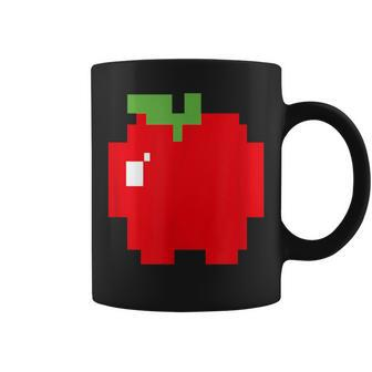 Pixel Apple 80S Video Game Halloween Group Costume Coffee Mug | Mazezy