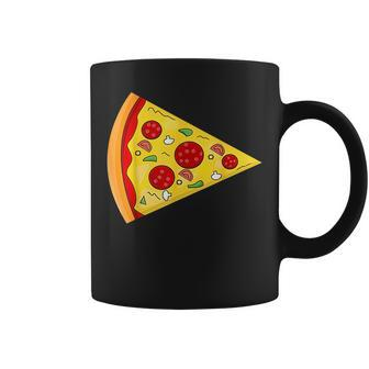 Pizza Pie & Slice Dad And Son Matching Pizza Fathers Day Coffee Mug - Seseable