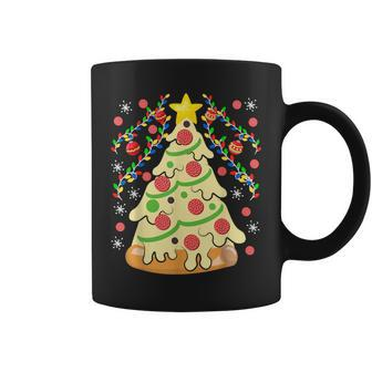 Pizza-Tree Ugly Christmas Sweater Coffee Mug | Mazezy