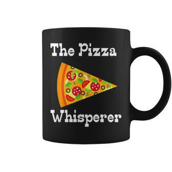 Pizza Whisperer Funny Parody Food Pizza Lover Cartoon Pizza Funny Gifts Coffee Mug | Mazezy