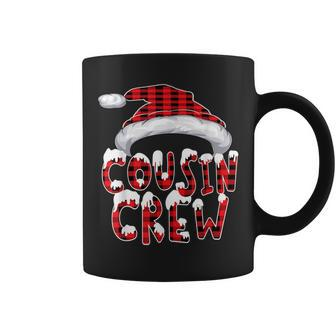 Plaid Buffalo Cousin Crew Matching Family Outfit Xmas Boys Coffee Mug - Monsterry CA