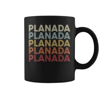 Planada California Planada Ca Retro Vintage Text Coffee Mug | Mazezy