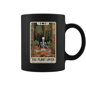 The Plant Lover Tarot Card Halloween Skeleton Stay Spooky Coffee Mug