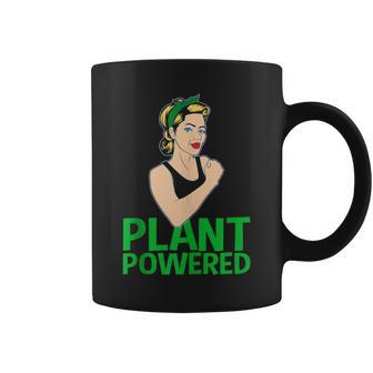 Plant Powered Feminist Warrior Fitness Gym Workout Saying Plant Lover Funny Gifts Coffee Mug | Mazezy