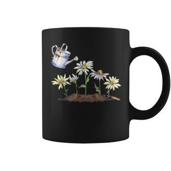 Plants Graphic Flower Motif Botanical Gardening Coffee Mug - Seseable
