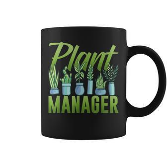 Plants Manager Landscaping Garden Plant Gardening Gardener Coffee Mug | Mazezy