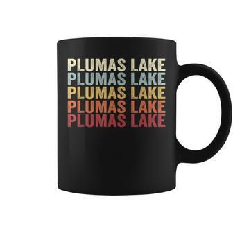 Plumas Lake California Plumas Lake Ca Retro Vintage Text Coffee Mug | Mazezy
