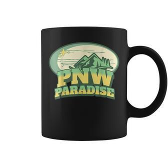 Pnw Pacific Northwest Paradise Nature Men Women Kids Design Coffee Mug | Mazezy