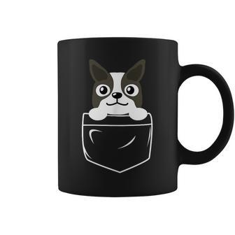 Pocket Boston Terrier Coffee Mug | Mazezy