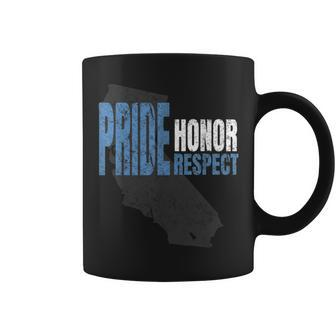 Police Officer State Of California Pride Honor Respect Coffee Mug | Mazezy
