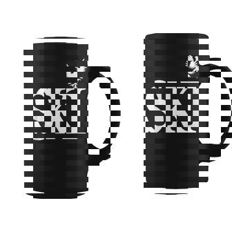 Polish Heritage Ski Last Name Coffee Mug | Mazezy