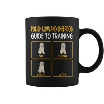Polish Lowland Sheepdog Guide To Training Dog Obedience Coffee Mug | Mazezy