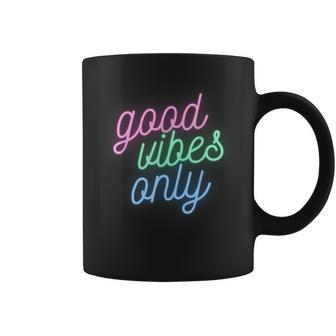 Polysexual Pride Good Vibes Lgbtq Poly Flag Lgbtqia Gift Coffee Mug | Mazezy