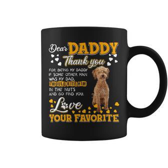 Poodles Crossbreed Dear Daddy Thank You For Being My Daddy Poodle Dog Coffee Mug - Monsterry DE