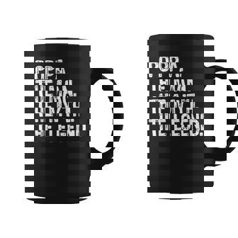 Poppa The Man The Myth The Legend Dad Grandpa Gift Christmas Coffee Mug | Mazezy