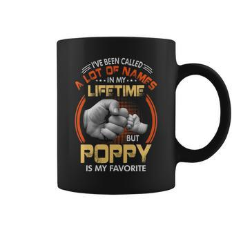 Poppy Grandpa Gift A Lot Of Name But Poppy Is My Favorite Coffee Mug - Seseable